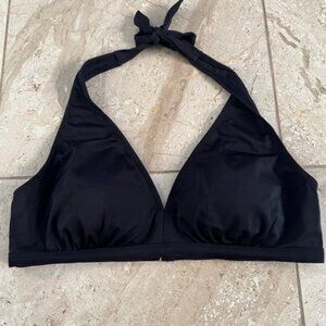 Black Halter Bikini Top
